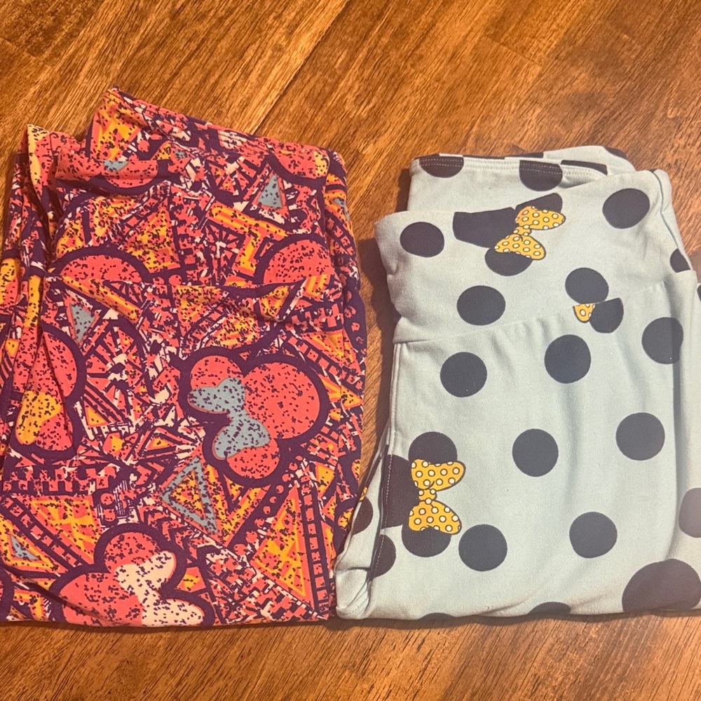 LuLaRoe Disney collection Leggings Set